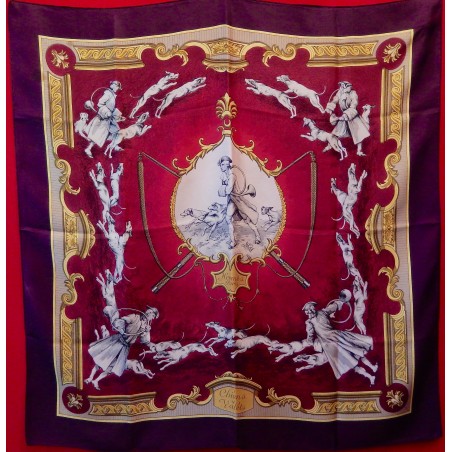 Carré Hermès Chiens et valets