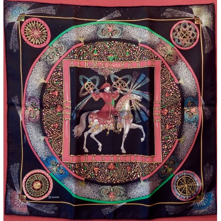 Pochette gavroche Hermès Feux d'artifice