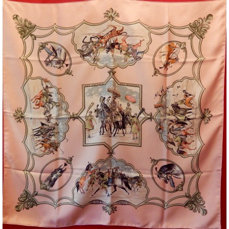 Carré foulard Hermès Les chevaux des moghols