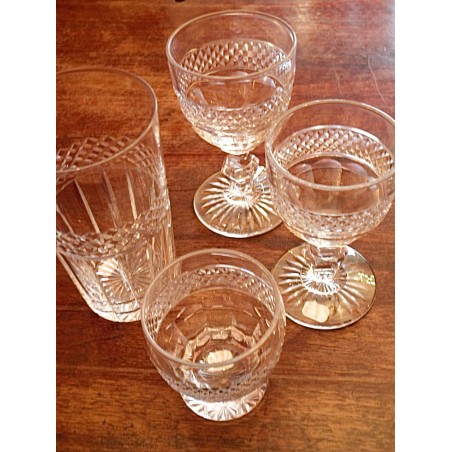 Verres Saint Louis "Trianon"