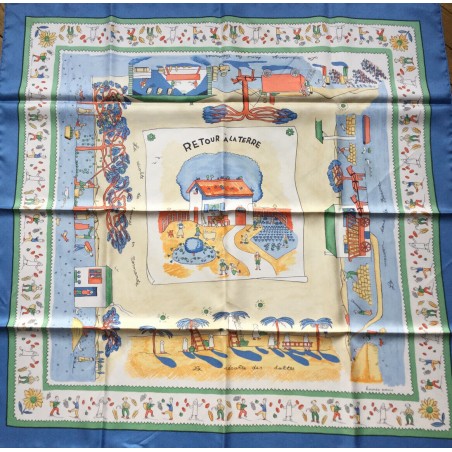 Carré foulard Hermès Retour à la terre