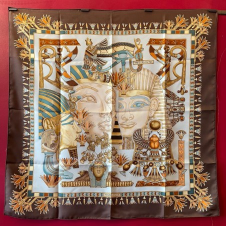 Carré foulard Hermès Trésors du Nil