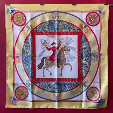 Carré foulard Hermès Feux d'artifice