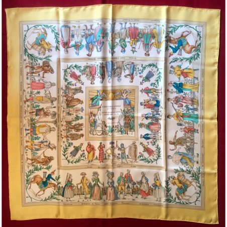 Carré foulard Hermès Costumes civils actuels de tous les peuples connus...