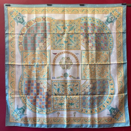 Carré foulard Hermès Ciels byzantins