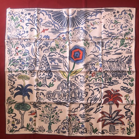 Carré foulard Hermès Isola di primavera