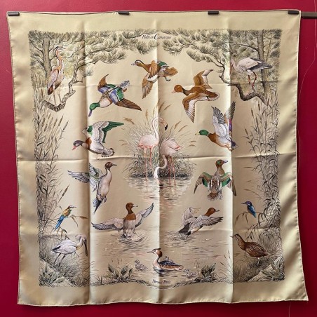 Carré foulard Hermès Halte en Camargue