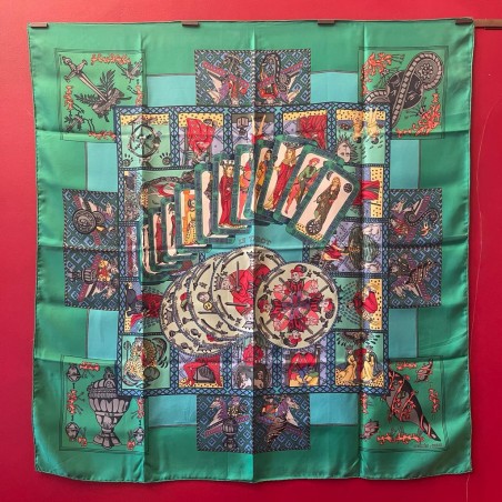 Carré foulard Hermès Le tarot