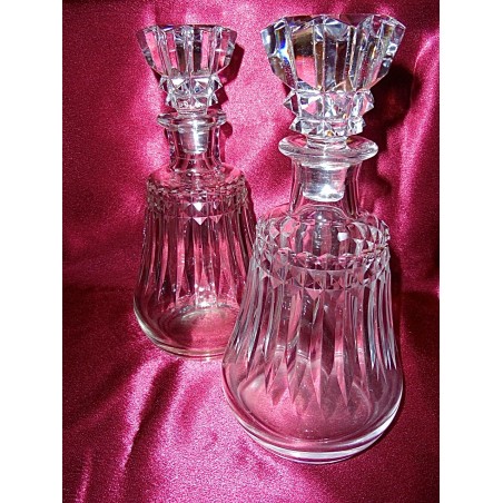 Paire de carafes Baccarat Piccadilly ou Buckingham