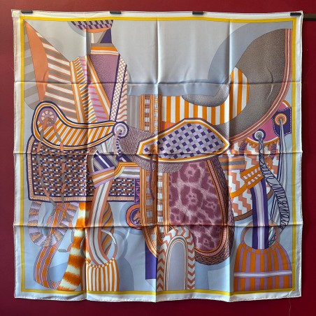 Carré foulard Hermès La selle imaginaire