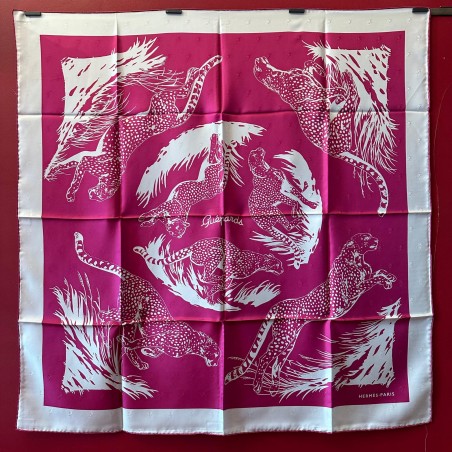 Carré foulard Hermès Les guépards