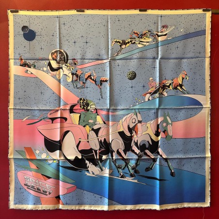 Carré foulard Hermès Space derby