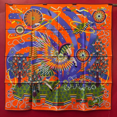 Carré foulard Hermès La source de Pégase