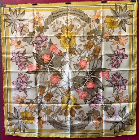 Carré foulard Hermès Aquilegia othonis