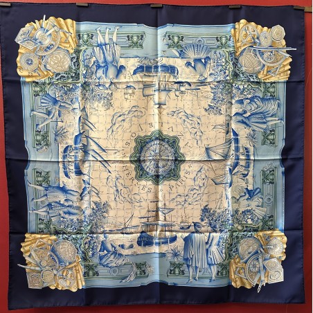 Carré foulard Hermès Azuleros