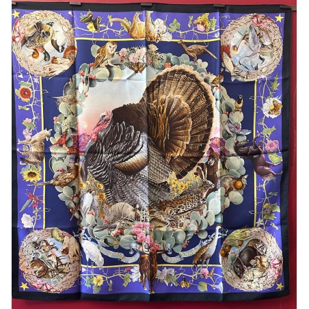 Carré foulard Hermès Faune et flore du Texas