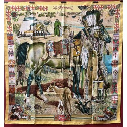 Carré foulard Hermès Les...