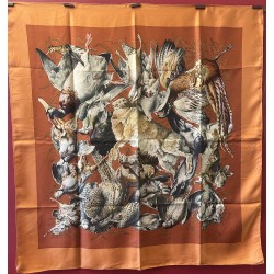 Carré foulard Hermès Gibiers