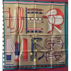 Carré foulard Hermès...