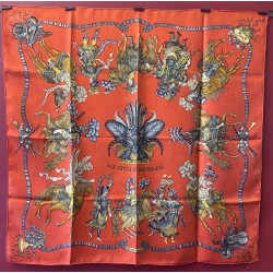 Carré foulard Hermès Les...