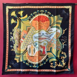 Carré foulard Hermès Les...