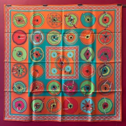 Carré foulard Hermès Belles...