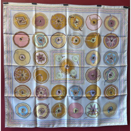 Carré foulard Hermès Belles du Mexique