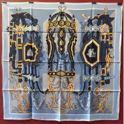 Carré foulard Hermès Brides...