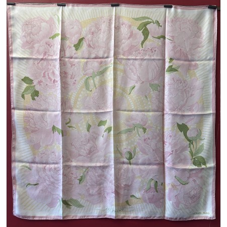Carré foulard Hermès Les pivoines