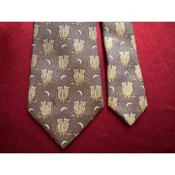 Cravate Hermès Chouettes