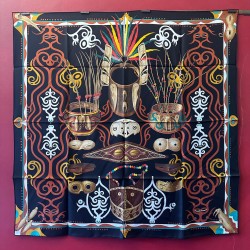 Carré foulard Hermès Le...