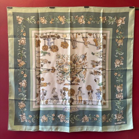 Carré foulard Hermès Les jardiniers du roy
