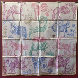 Carré foulard Hermès Della...