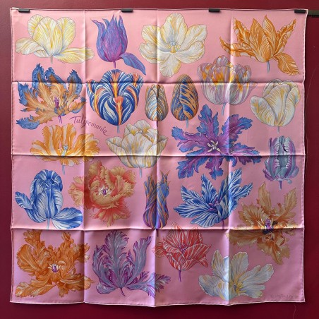 Carré foulard Hermès Tulipomanie
