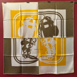 Carré foulard Hermès Brides...
