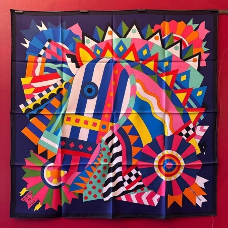 Carré foulard Hermès Cheval de fête