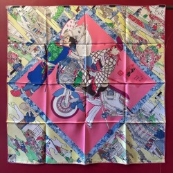 Carré foulard Hermès Les...