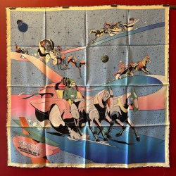 Carré foulard Hermès Space...
