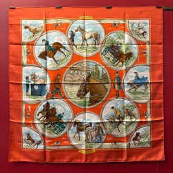 Carré foulard Hermès...