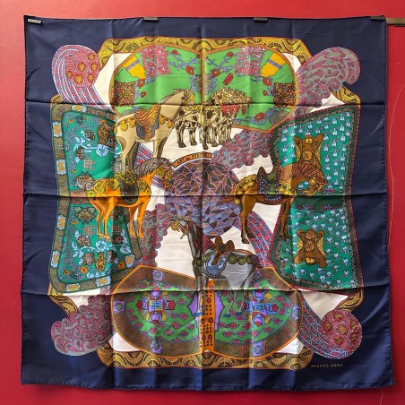 Carré foulard Hermès L'art des steppes