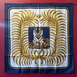 Carré foulard Hermès Tigre...