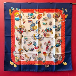 Carré foulard Hermès Couvée...