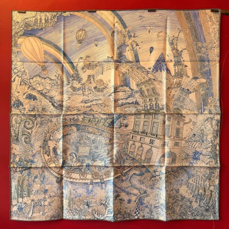 Carré foulard Hermès Les folies du faubourg