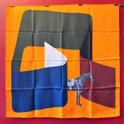 Carré foulard Hermès...