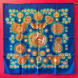 Carré foulard Hermès Le roy...