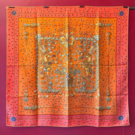 Carré foulard Hermès Pays de cocagne