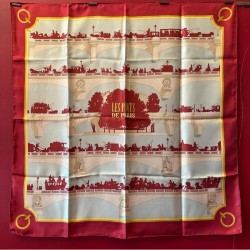 Carré foulard Hermès Les...