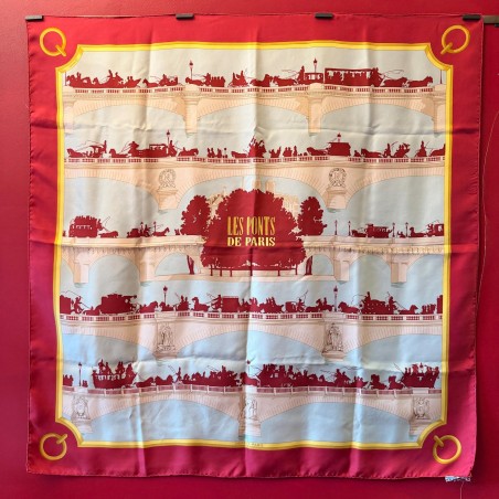 Carré foulard Hermès Les ponts de Paris