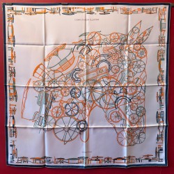 Carré foulard Hermès...