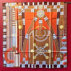 Carré foulard Hermès Flora...
